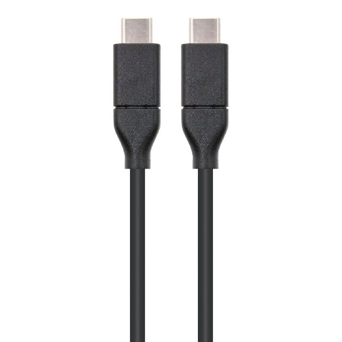Nanocable Cable USB 3.2 Gen2x2 100W 4K/60Hz USB-C a USB-C 1m Negro